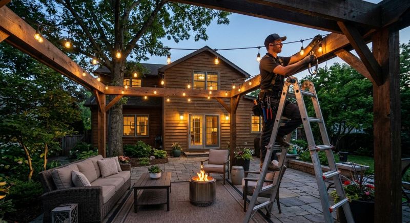 Backyard Lighting Service in Prescott Valley, AZ