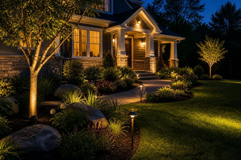 Courtyard Light Installation in Heber City, UT