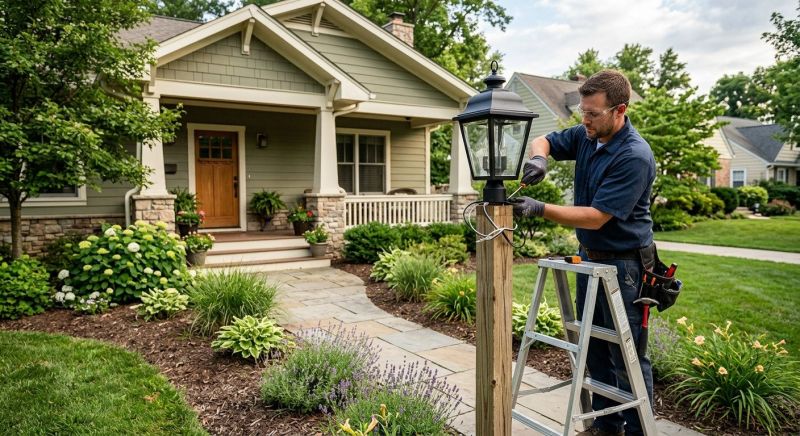Fence Lighting Installation in Littleton, CO
