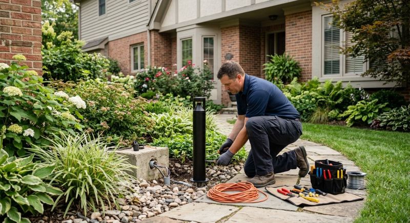 Step Lighting Installation in Overland Park, KS